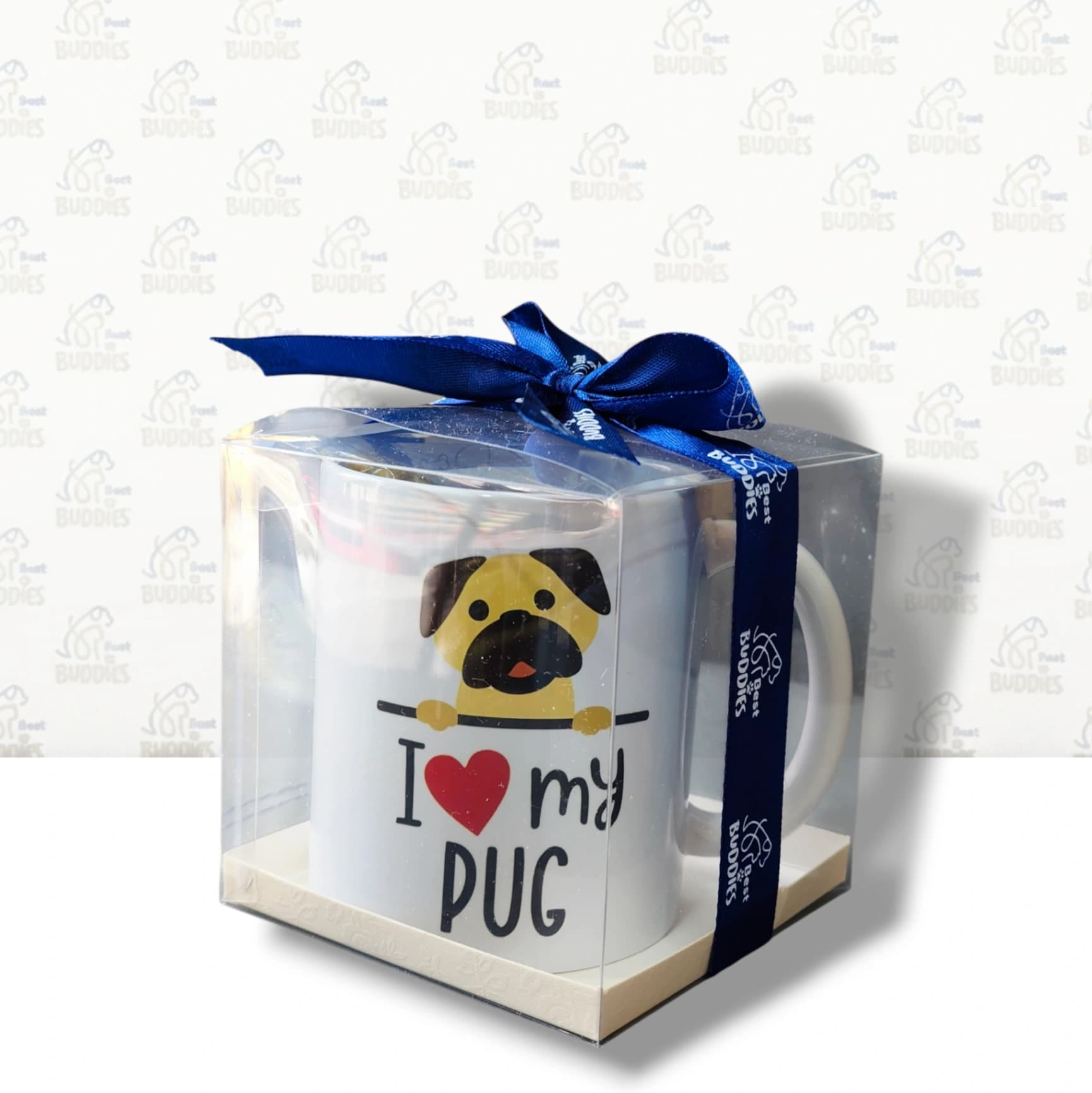 "I❤️my pug" Gift mug