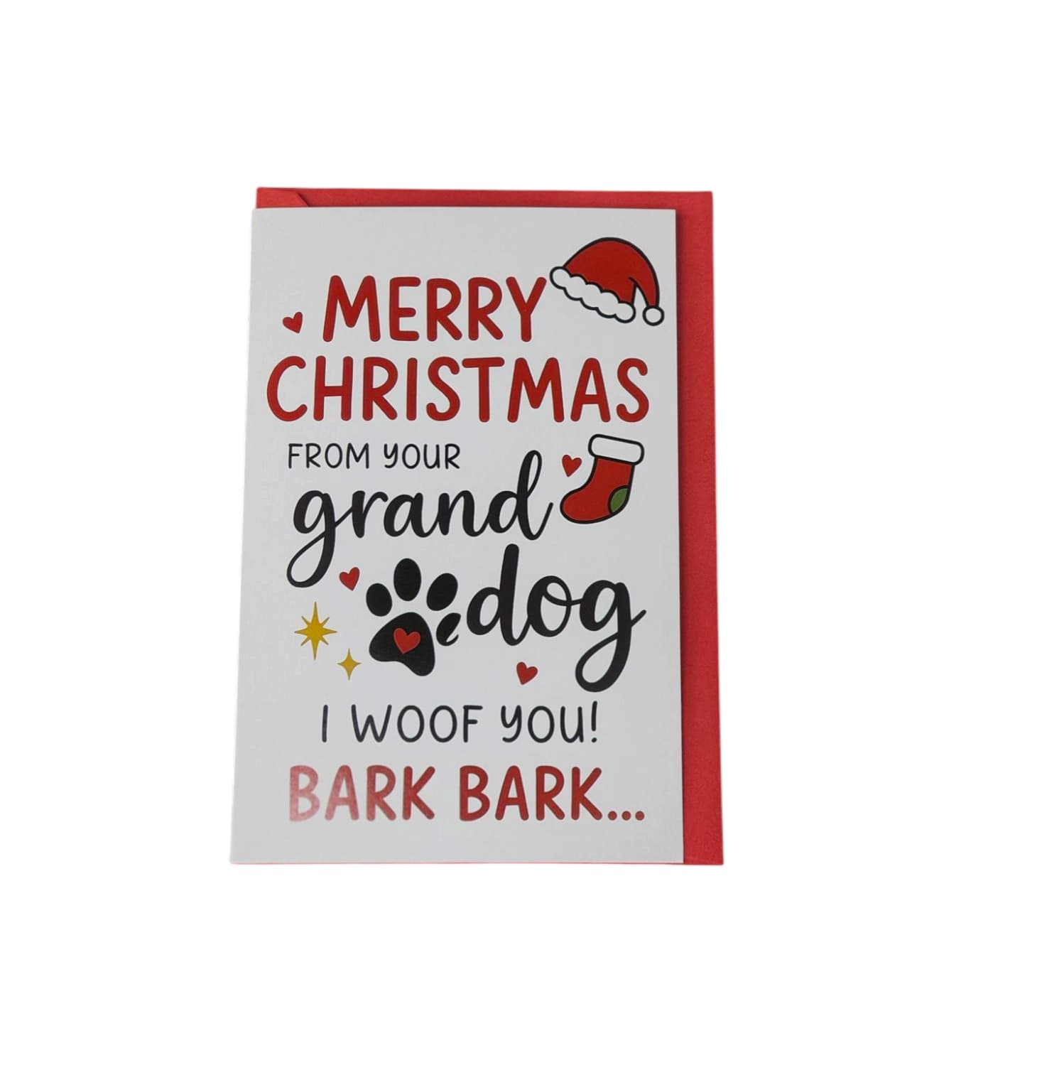"Grand Dog" Holiday Card