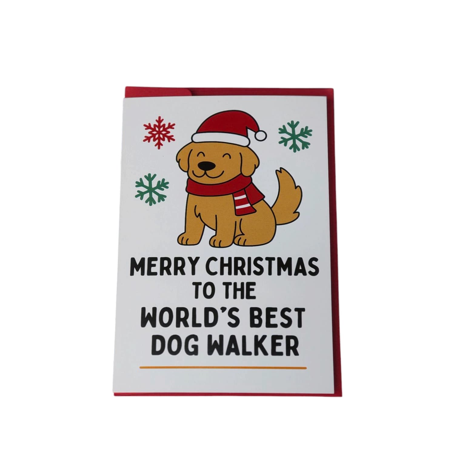 "World’s Best Dog Walker" Card