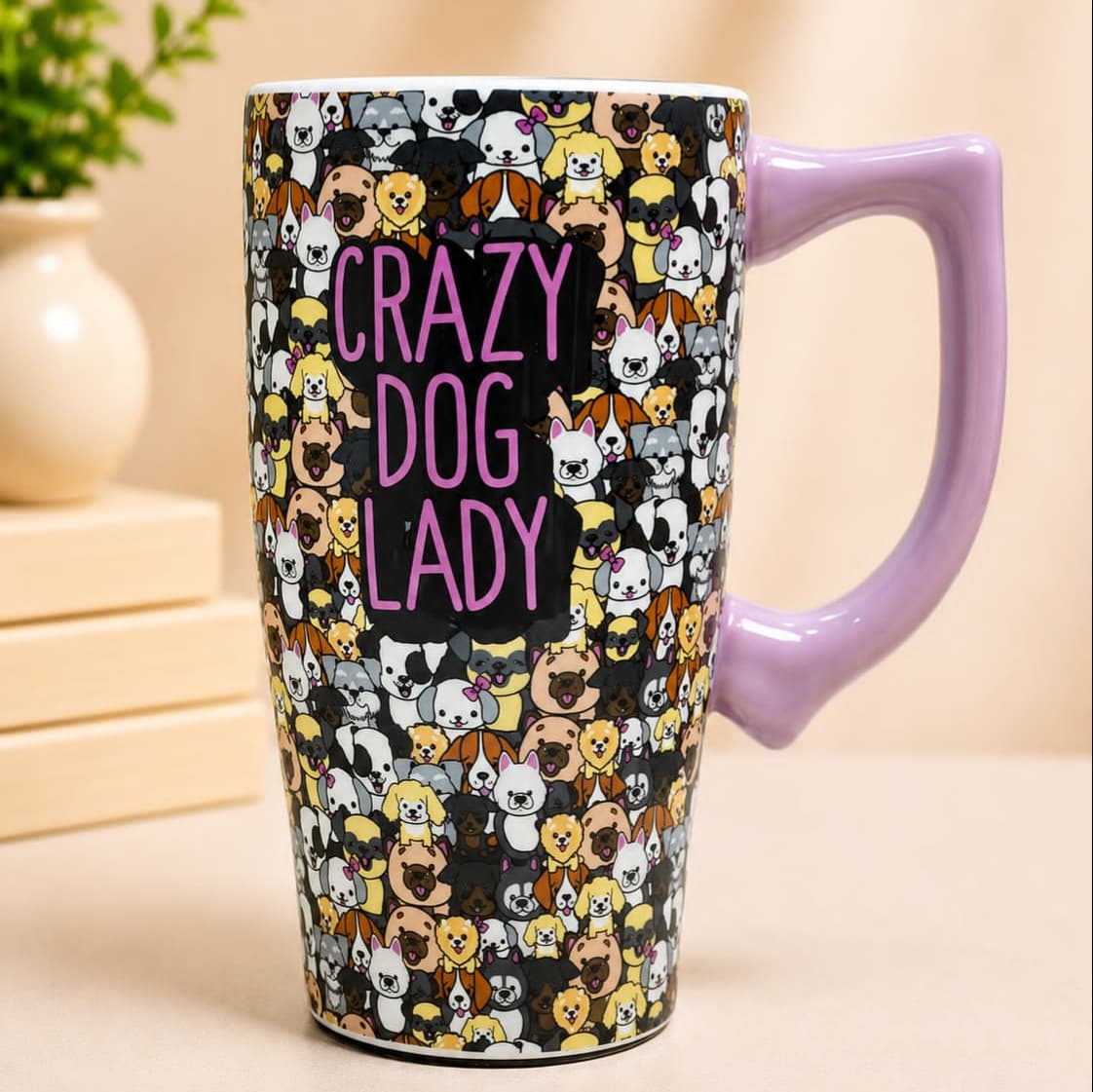 Crazy dog lady mug